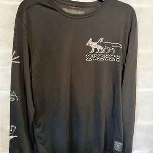 Roark Black Graphic Long Sleeve Tee